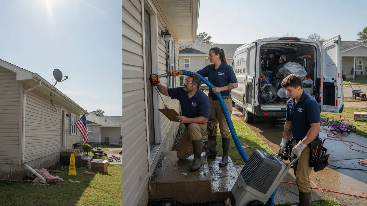 Ceiling Water Damage Restoration in Bogue, KS near me